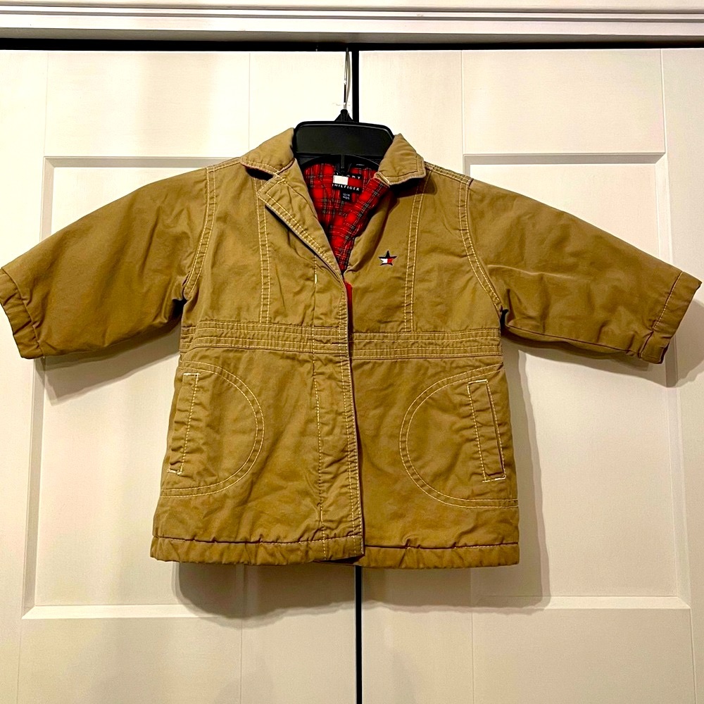 Tommy Hilfiger Khaki jacket 12/18 months